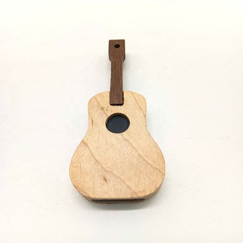 吉他樂器造型木製隨身碟_4